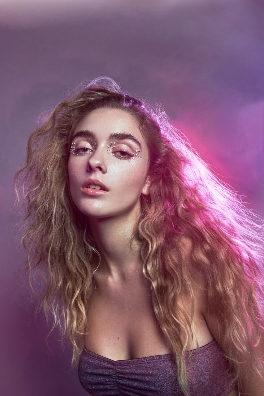 Editorial beauty Estudio Kobe con Delfi Ventola