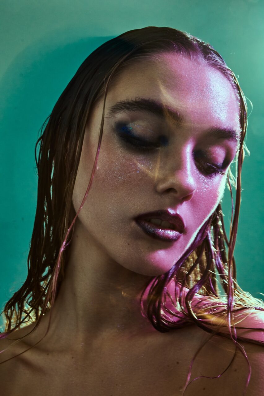 Editorial beauty Estudio Kobe con Delfi Ventola