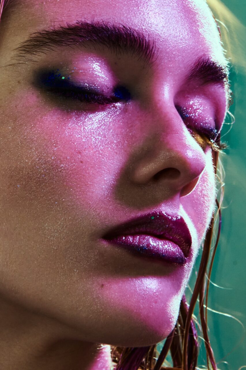 Editorial beauty Estudio Kobe con Delfi Ventola