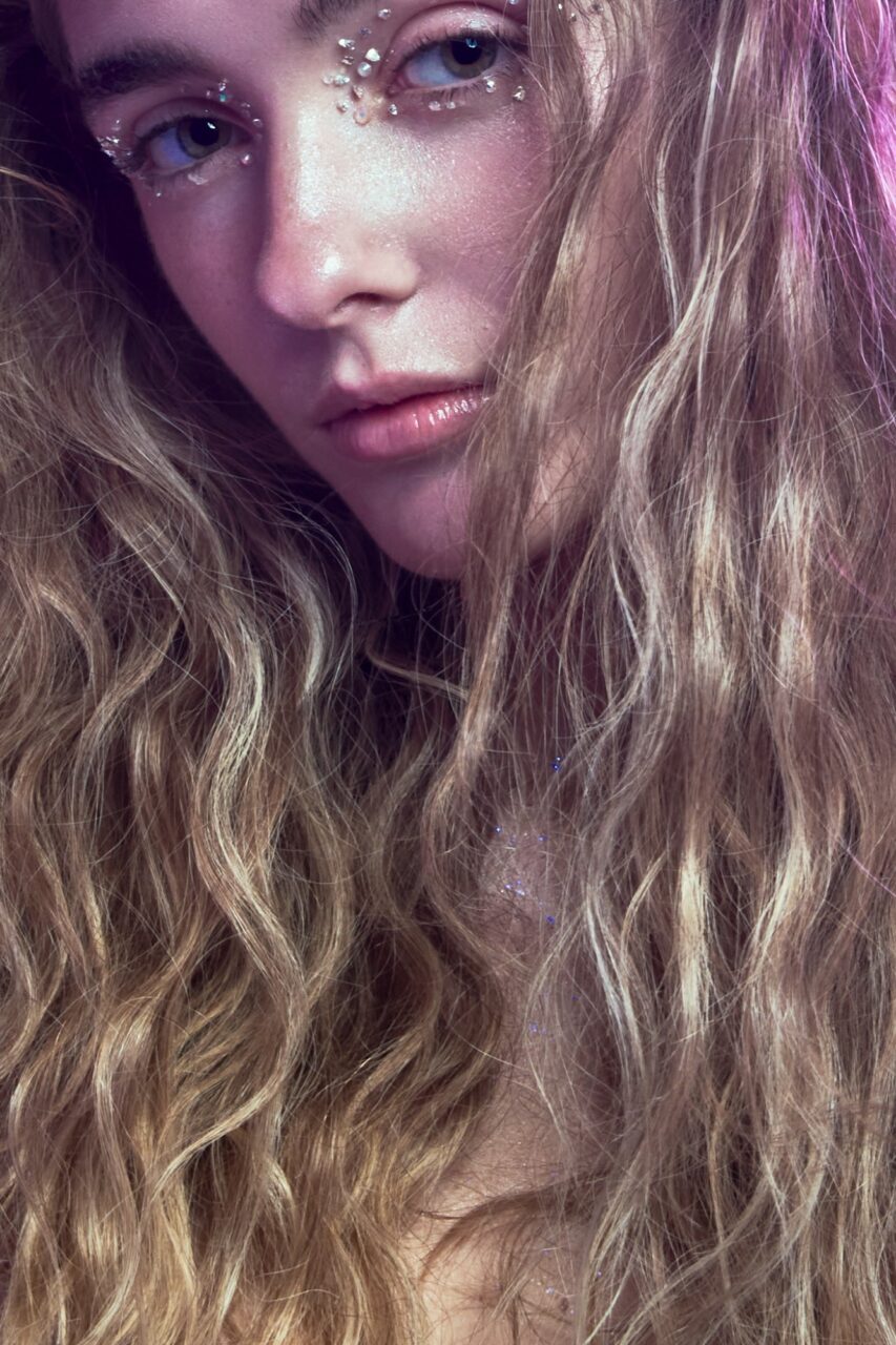 Editorial beauty Estudio Kobe con Delfi Ventola